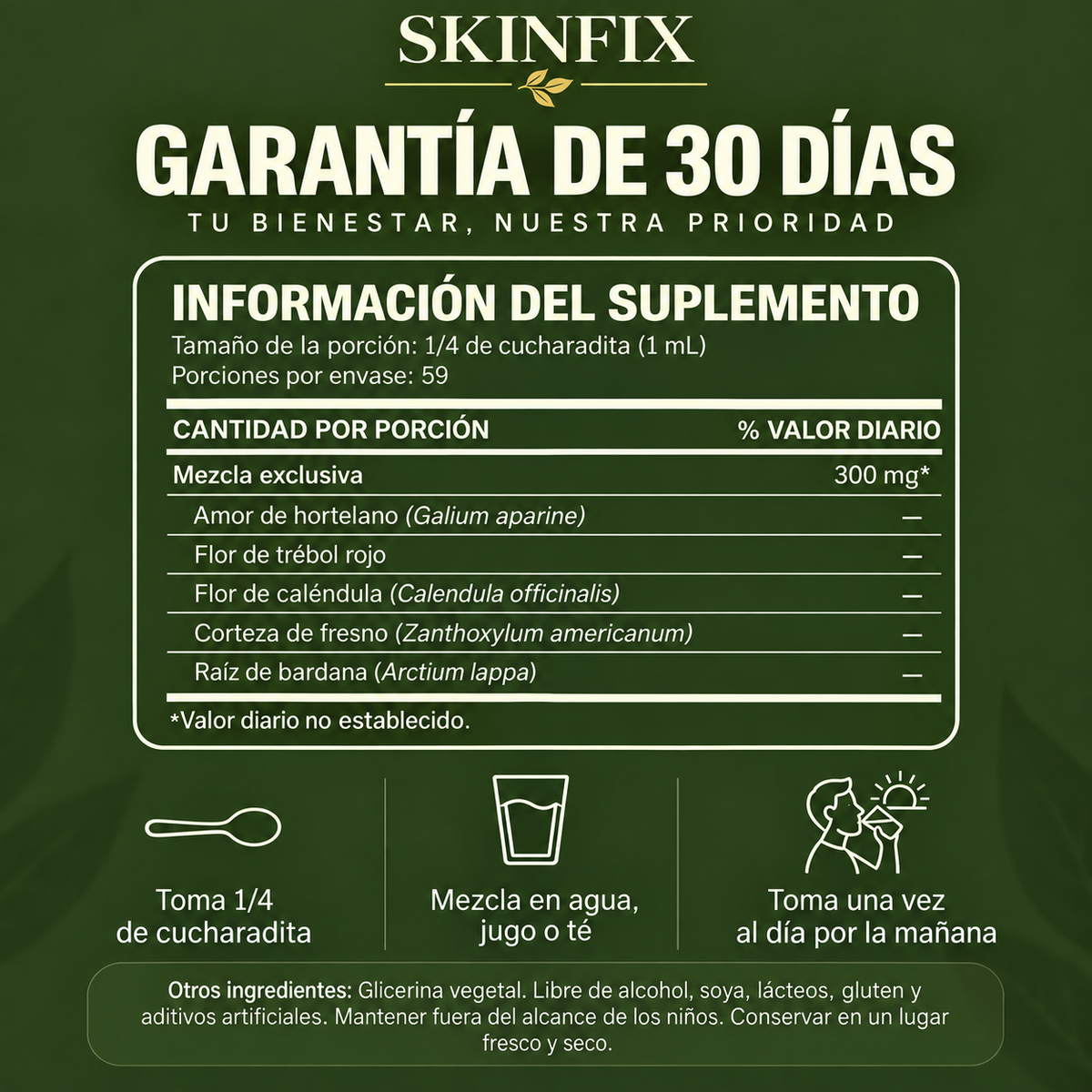 SkinFix ~  Tu Detox de 30 Días 5 en 1
