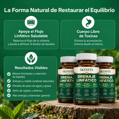 Cápsulas de Drenaje Linfático ~ 27 En 1